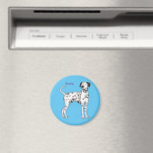Dalmatische hondencartoon magneet (Insitu (Vaatwasser))