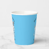 Dalmatische hondencartoon papieren bekers (Links)