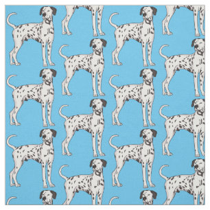 Dalmatische hondencartoon stof