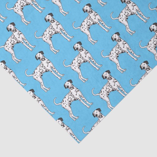 Dalmatische hondencartoon tissuepapier (Detail)