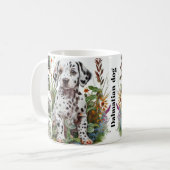 Dalmatische hondenkoffie, Mok Dalmatische (Voorkant links)