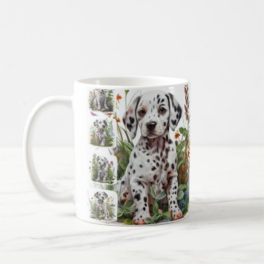 Dalmatische hondenkoffie, Mok Dalmatische (Links)