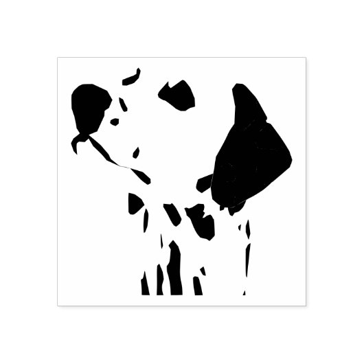 Dalmatische Hondenras Gezichtshoofd Rubberstempel (Afrduk)
