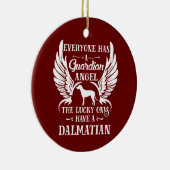 Dalmatische hondenvogel keramisch ornament (Rechts)