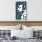 Dalmatische hoofdstudie — Grunt Canvas Afdruk (Insitu (Slaapkamer))