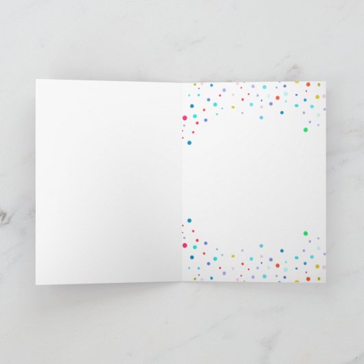  Dalmatische illustratieballonnen Verjaardag Kaart (Binnen)