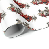 Dalmatische jongen met een Speelgoed-brandwagen Cadeaupapier (Rol Hoek)