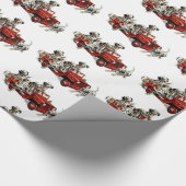 Dalmatische jongen met vuurwapen cadeaupapier (Hoek)