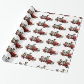 Dalmatische jongen met vuurwapen cadeaupapier (Uitgerold)