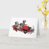 Dalmatische jongen met vuurwapen kaart (Gele Bloem)