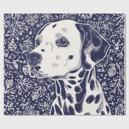 Dalmatische kerst cadeaupapier