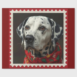 Dalmatische kerst cadeaupapier