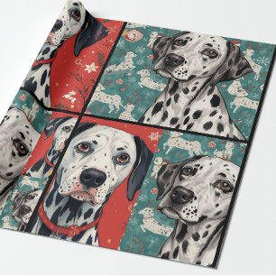 Dalmatische kerst cadeaupapier