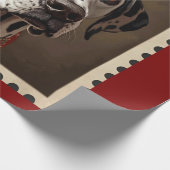 Dalmatische kerst cadeaupapier (Hoek)