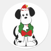 Dalmatische Kerst sticker (Voorkant)