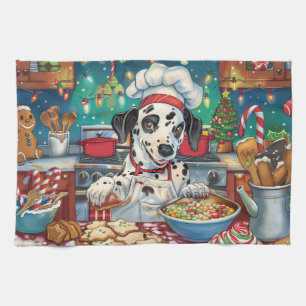 Dalmatische kerstbakvakantie: Feestelijke Kerstmis Theedoek