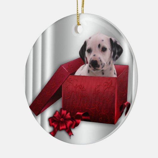 Dalmatische kerstboom Ornament (Links)