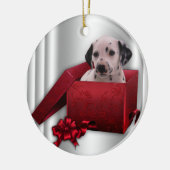 Dalmatische Kerstboomornament Keramisch Ornament (Links)