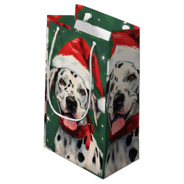 Dalmatische Kerstborstel schilderij kunstwerk Klein Cadeauzakje