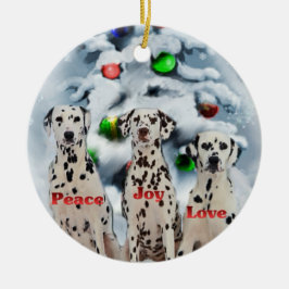 Dalmatische kerstcadeaus Ornamenten