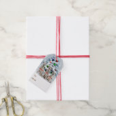 Dalmatische kerstcadeautjes cadeaulabel (Met Touw)