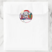 Dalmatische kerstcadeautjes Labels (Tas)