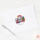 Dalmatische kerstcadeautjes Labels (Envelop)