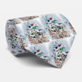 Dalmatische kerstcadeautjes stropdas (Opgerold)