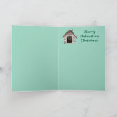 Dalmatische kerstkous feestdagen kaart (Binnen)