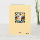 Dalmatische Kerstkous Vakantie Kaart (Achterkant)