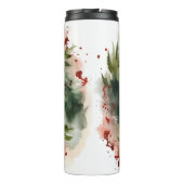 Dalmatische Kerstkrans Feestelijke Pup Thermosbeker (Achterkant)