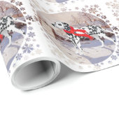 Dalmatische Kerstmis Cadeaupapier (Rol Hoek)