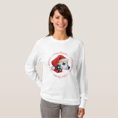 Dalmatische Kerstmis T-shirt (Voorkant volledig)