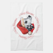 Dalmatische Kerstmis Theedoek (Verticaal)