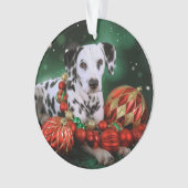 Dalmatische kerstornament ornament (voorkant)
