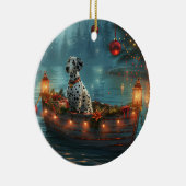 Dalmatische kerstreis keramisch ornament (Rechts)