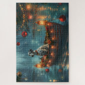 Dalmatische kerstreis legpuzzel (Verticaal)