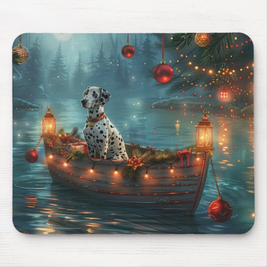 Dalmatische kerstreis muismat (Voorkant)