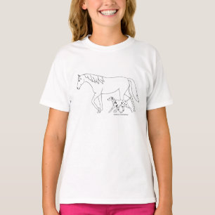Dalmatische Kinderen Shirt: Dal & Horse T-shirt