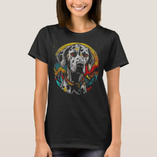 Dalmatische Kleurrijke Illustratie Grafische Voor T-shirt