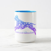 Dalmatische koffie-mok tweekleurige koffiemok (Center)