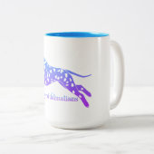 Dalmatische koffie-mok tweekleurige koffiemok (Voorkant rechts)