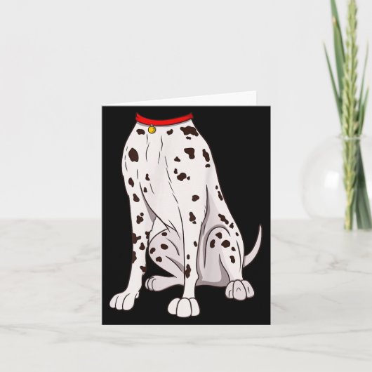 Dalmatische kostuum kaart (Voorkant)