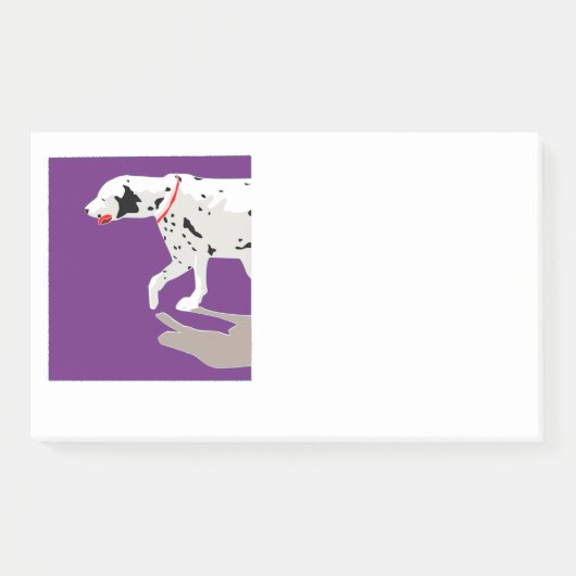 Dalmatische kunst Post-it® notes, 10 "x 6" Notes (Voorkant)