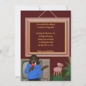 Dalmatische & Ladybug bruiloft Kaart (Achterkant)