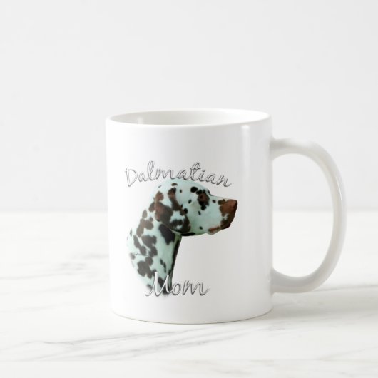 Dalmatische (lever) Moeder 2 Koffiemok (Rechts)