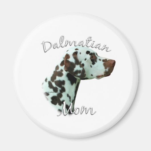 Dalmatische (lever) Moeder 2 Magneet (Voorkant)