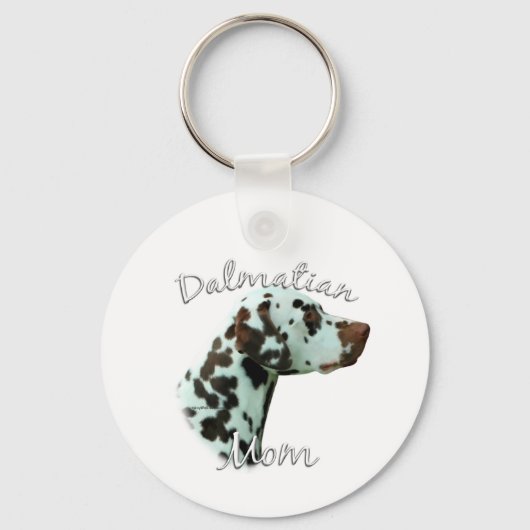 Dalmatische (lever) Moeder 2 Sleutelhanger (Achterkant)