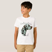 Dalmatische (lever) Papa 2 T-shirt (Voorkant volledig)