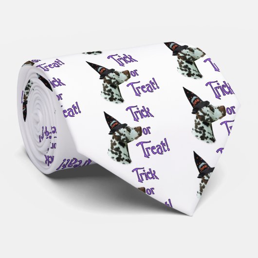 Dalmatische (lever) Trick Stropdas (Opgerold)